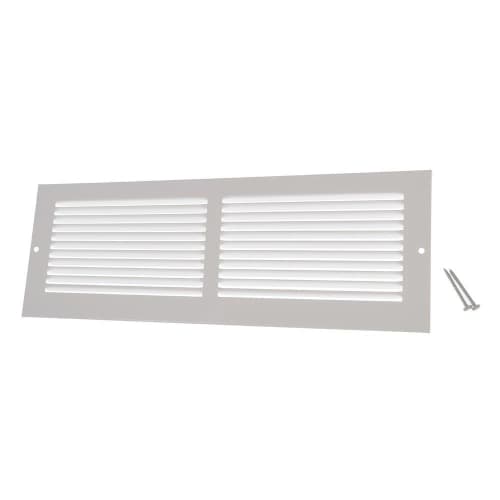 Imperial Sidewall Grille, 14" x 4", White